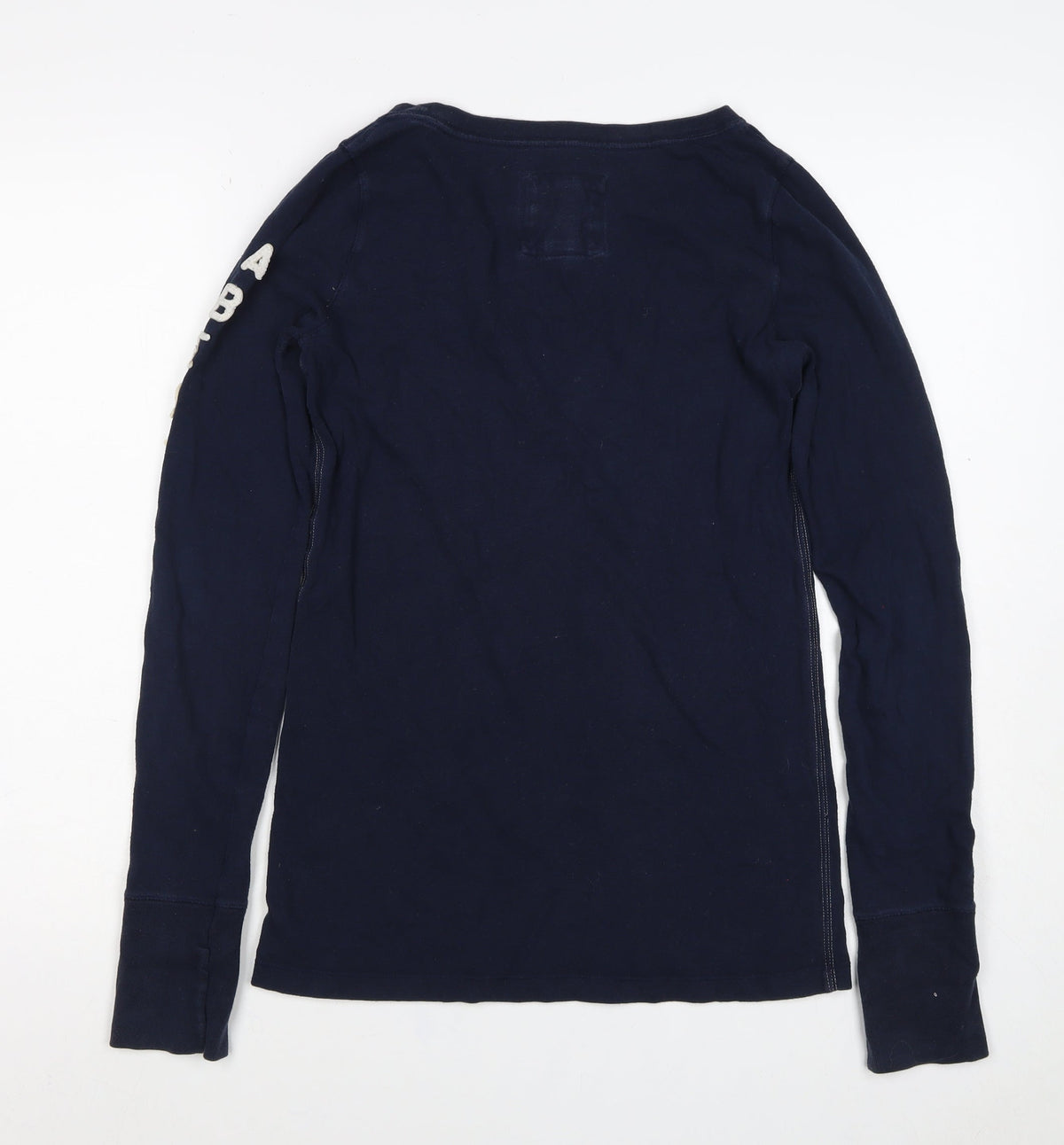 Abercrombie & Fitch Women Blue L Basic Long Sleeve T-Shirt