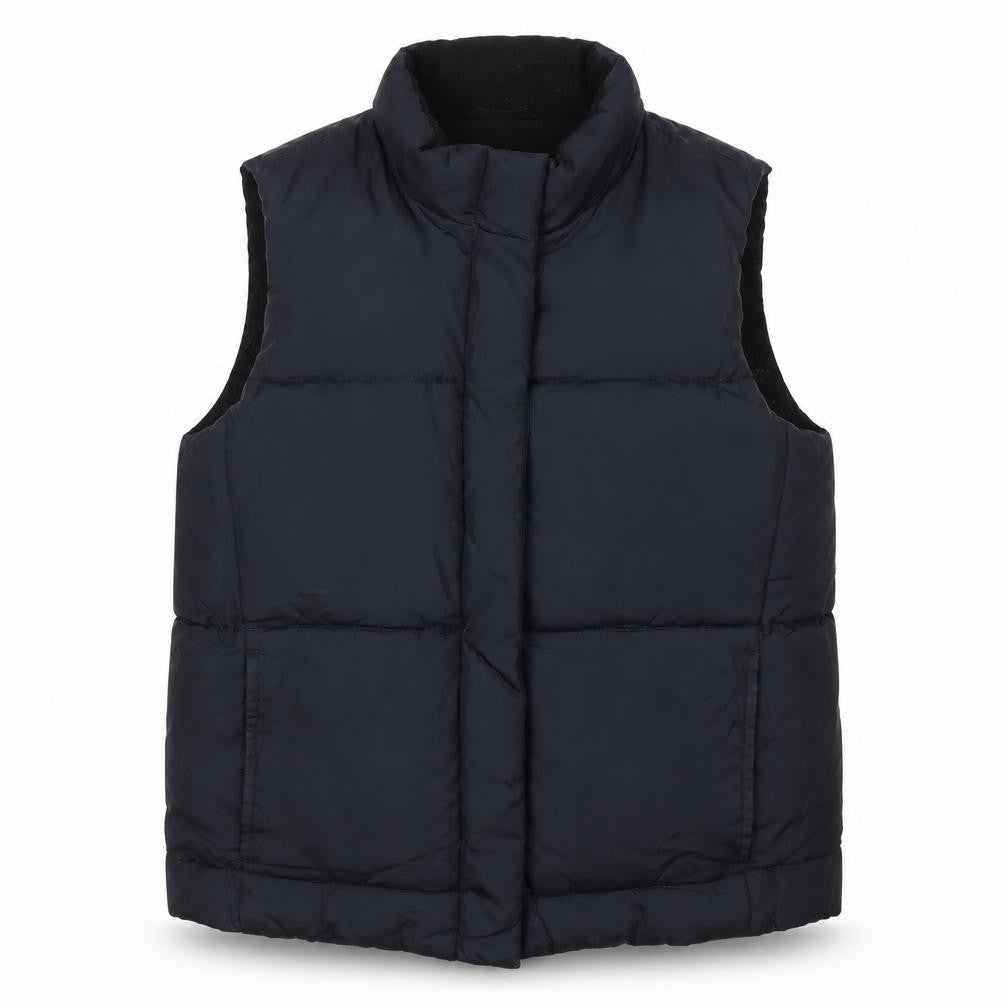 Gap Women Black S Petite Padded Puffer Gilet Bodywarmer Waistcoat