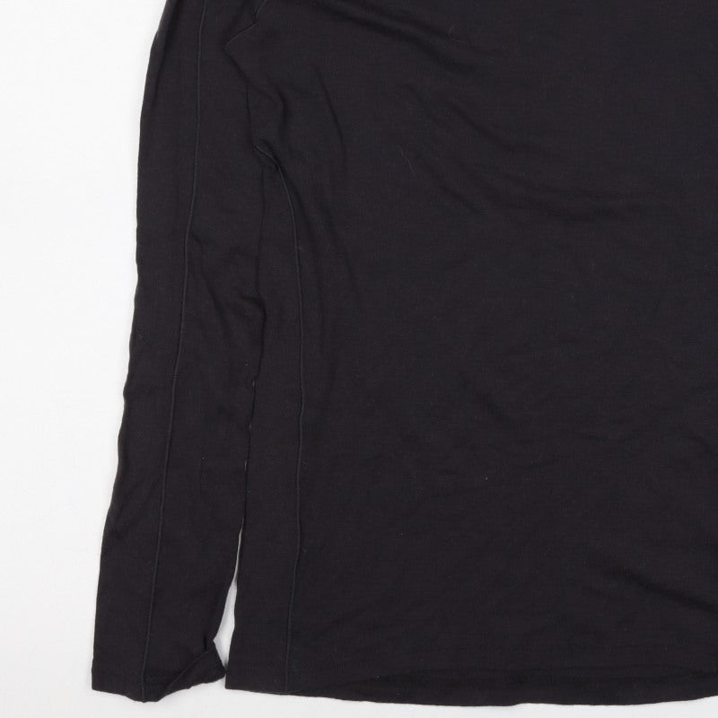 North Ridge Women Black XL Basic Merino Thermal Long Sleeve T-Shirt