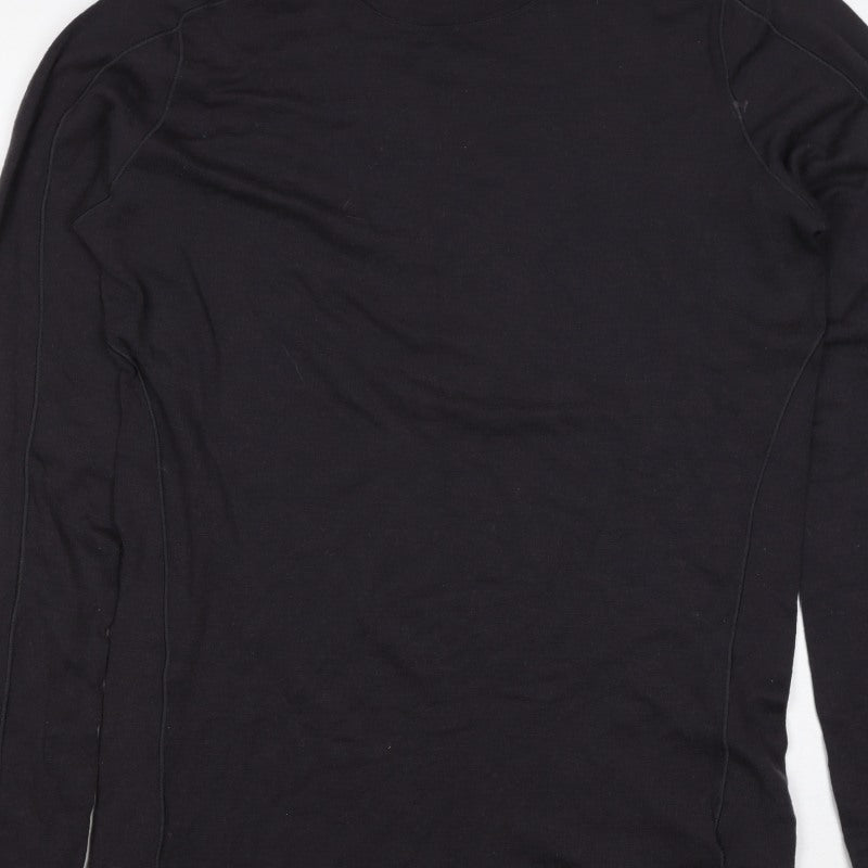 North Ridge Women Black XL Basic Merino Thermal Long Sleeve T-Shirt