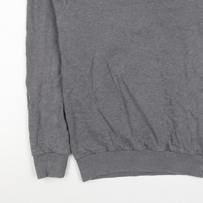 Paul & Shark Mens Grey M Crew Neck Pullover Sweatshirt Logo