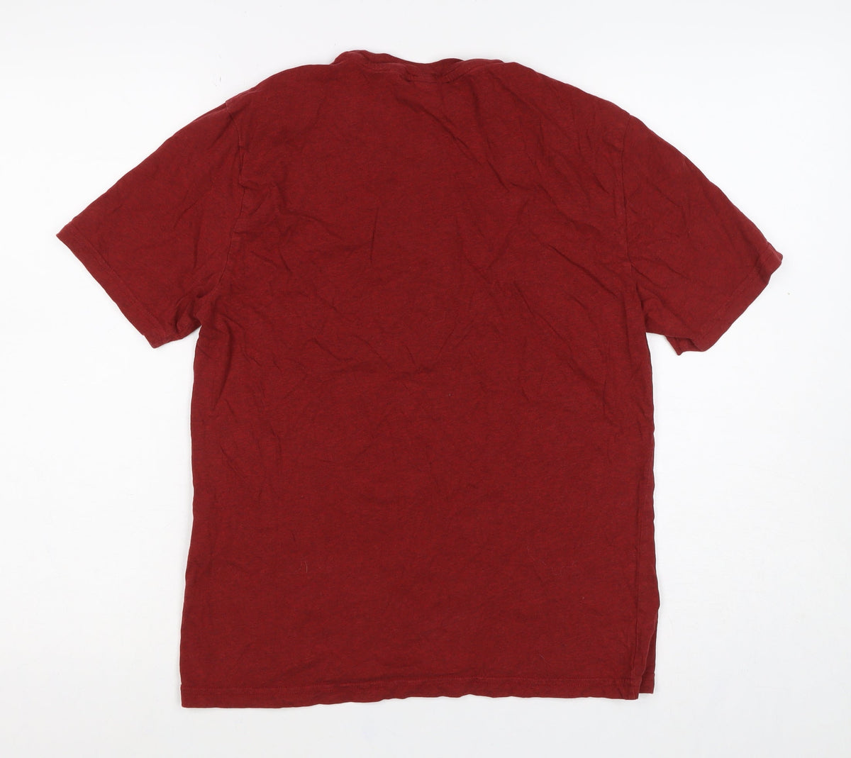 Ben Sherman Men’s Red S Mod Target Logo Crew Neck Cotton T-Shirt
