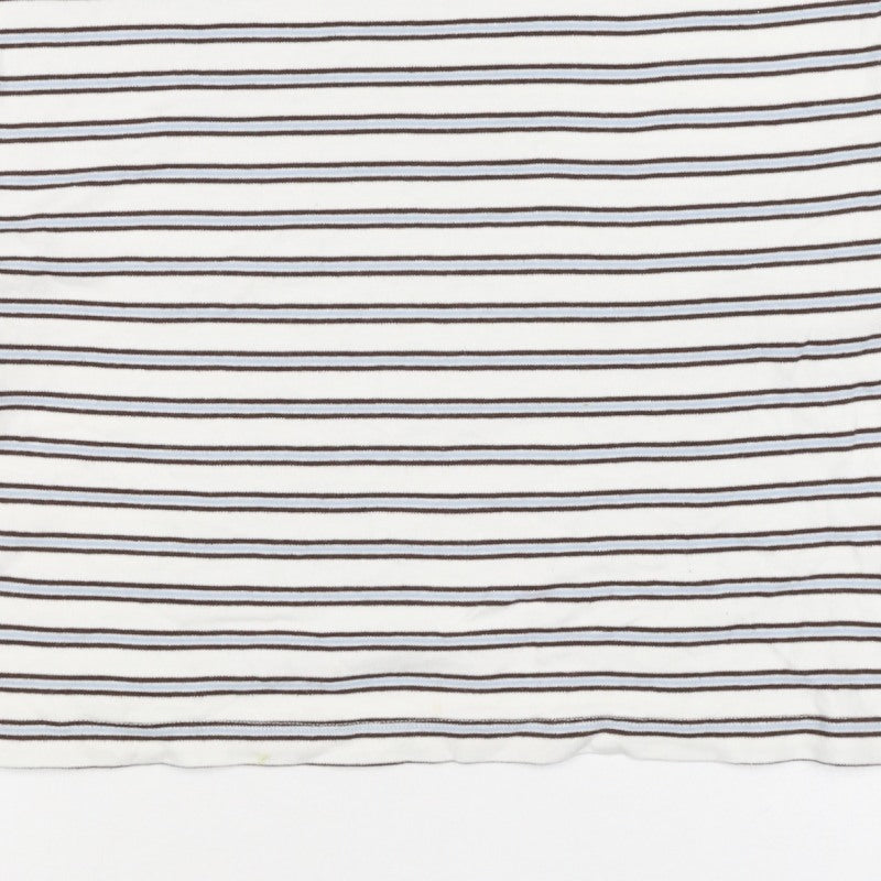 Bershka Women Multicoloured S Cropped Striped Long Sleeve T-Shirt