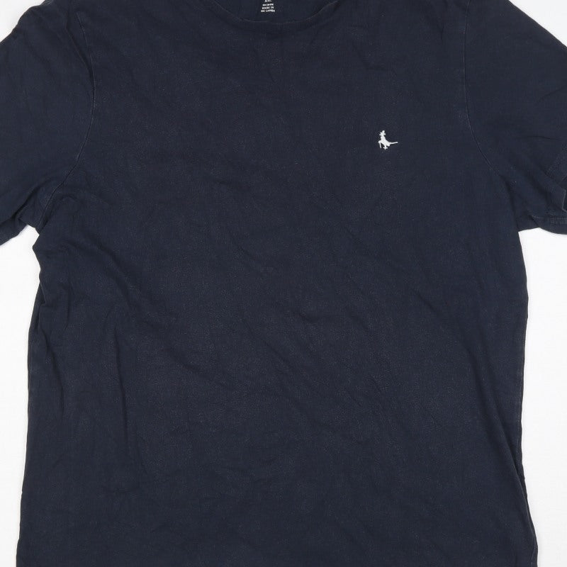 Jack Wills Men’s Blue 2XL Classic Fit Cotton Logo T-Shirt