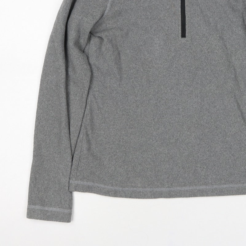 The North Face Women’s Grey S Fleece 1/2 Zip Pullover Sweatshirt