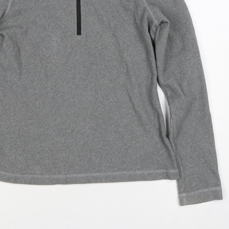 The North Face Women’s Grey S Fleece 1/2 Zip Pullover Sweatshirt