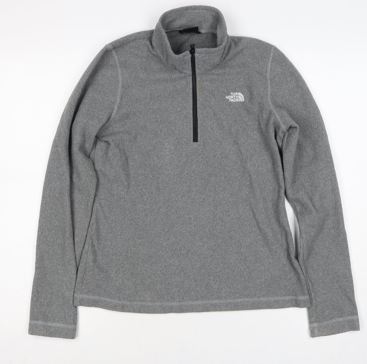 The North Face Women’s Grey S Fleece 1/2 Zip Pullover Sweatshirt
