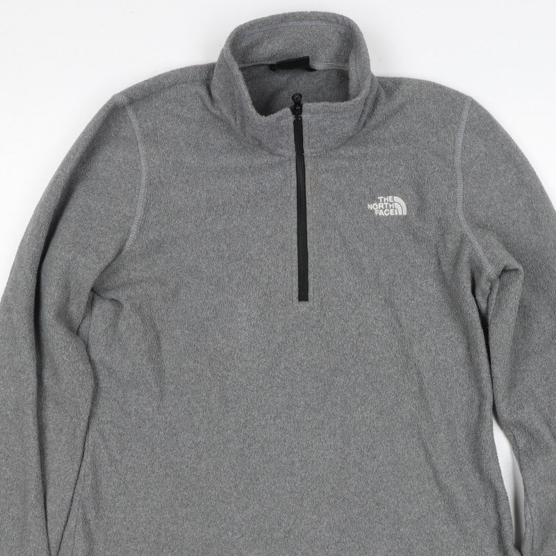 The North Face Women’s Grey S Fleece 1/2 Zip Pullover Sweatshirt