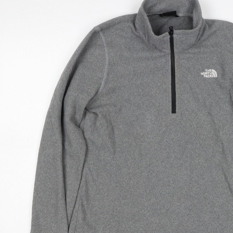 The North Face Women’s Grey S Fleece 1/2 Zip Pullover Sweatshirt