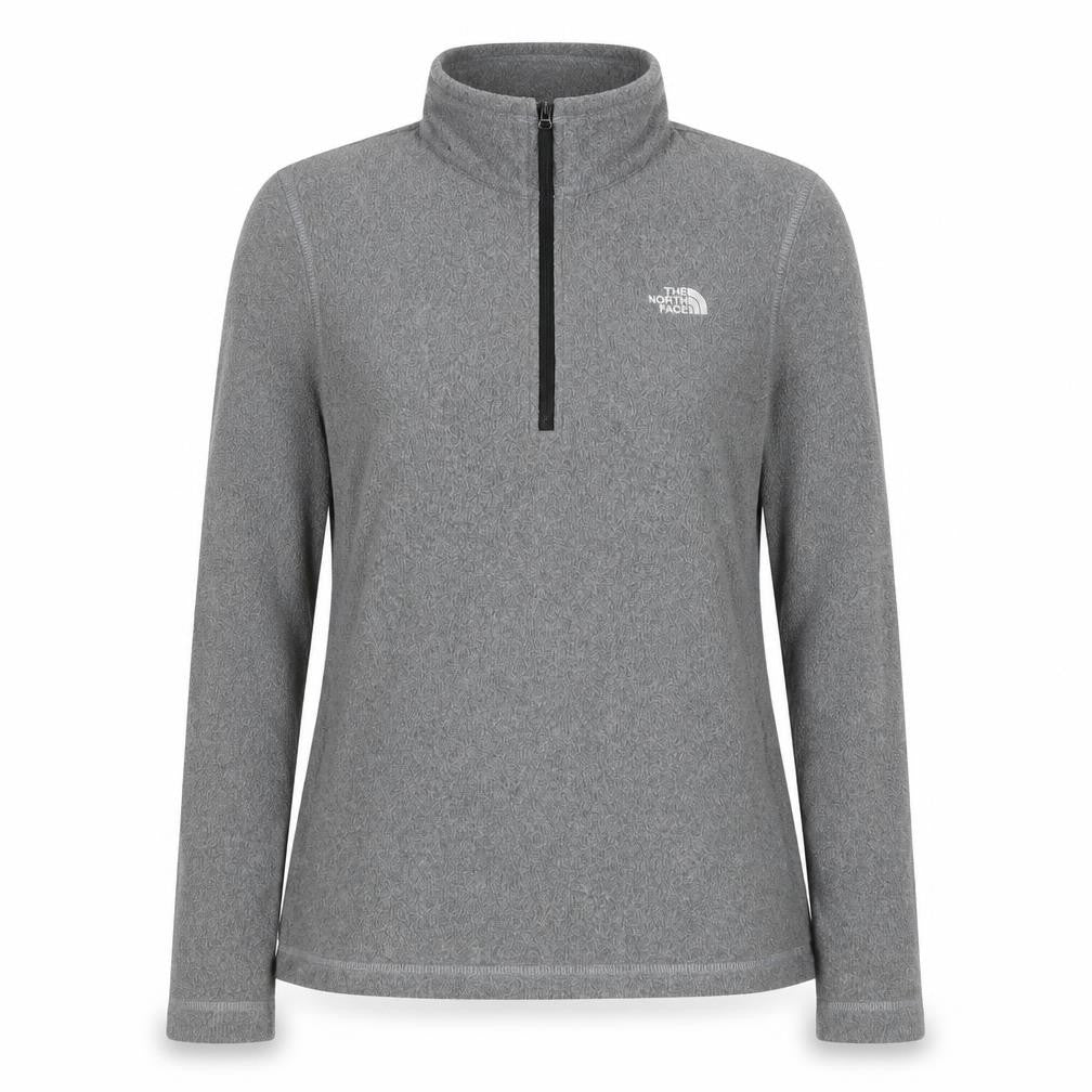 The North Face Women’s Grey S Fleece 1/2 Zip Pullover Sweatshirt