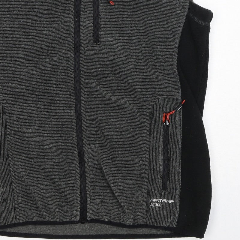Trespass Men's Grey L AT300 Fleece Full Zip Outdoor Waistcoat