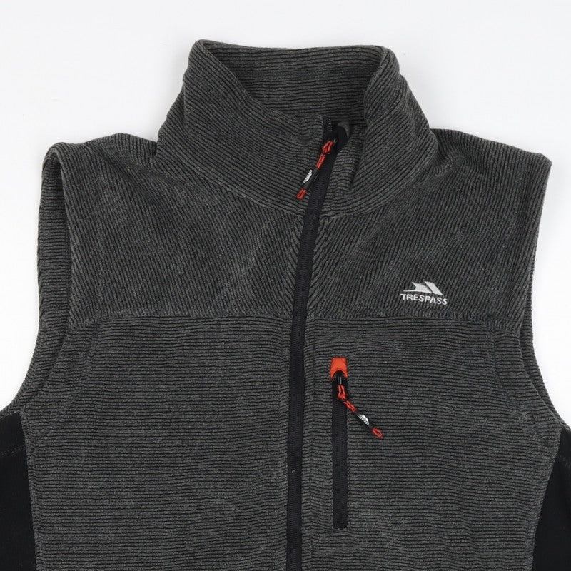 Trespass Men's Grey L AT300 Fleece Full Zip Outdoor Waistcoat