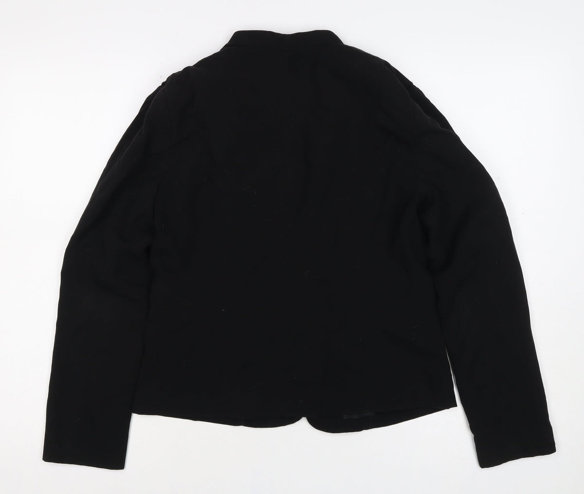 New Look Women Black Size 12 Shawl Lapel Tailored Blazer