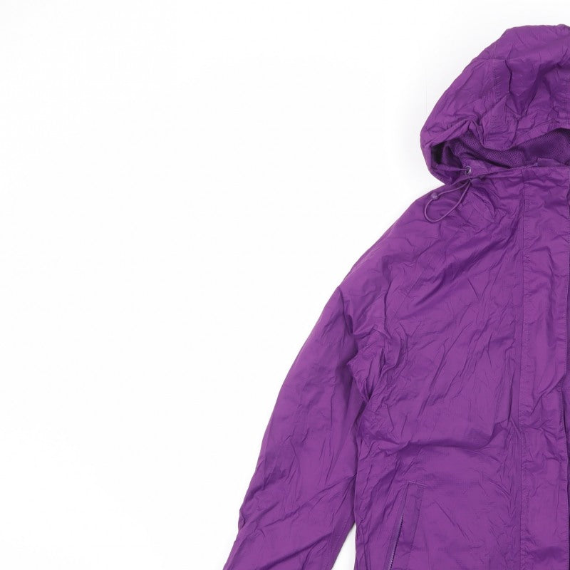 Mountain Warehouse Women's Purple UK 8 Rain Coat Waterproof Jacket
