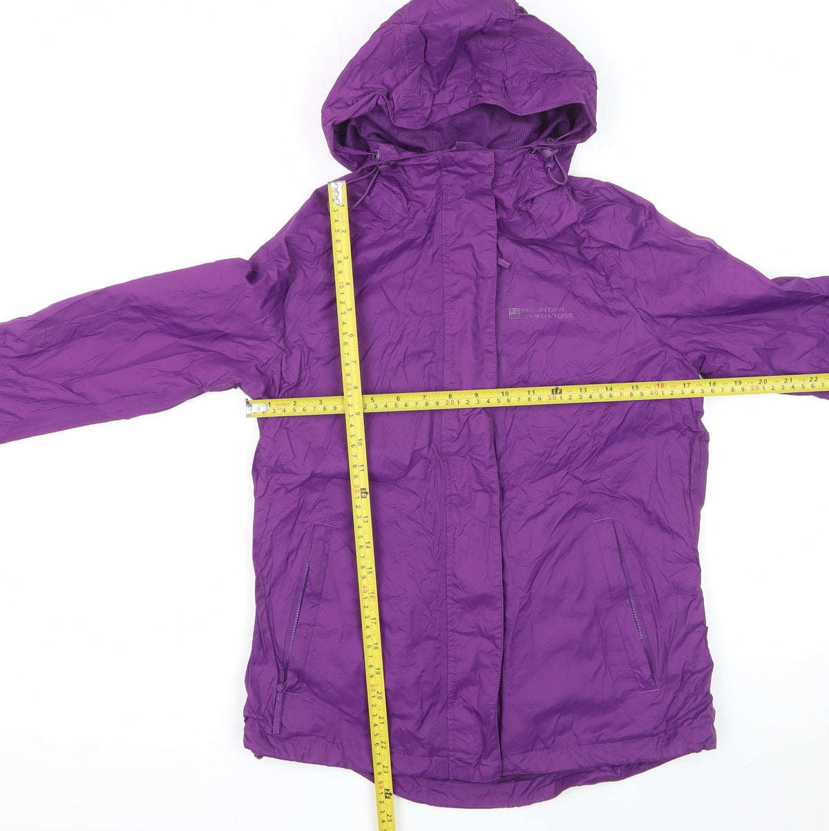 Mountain Warehouse Women's Purple UK 8 Rain Coat Waterproof Jacket