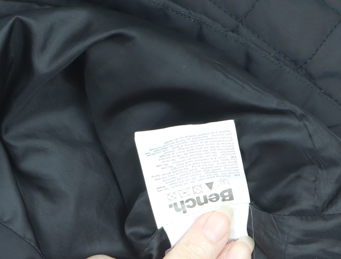 Bench Women’s Black XL Quilted Hooded Padded Jacket