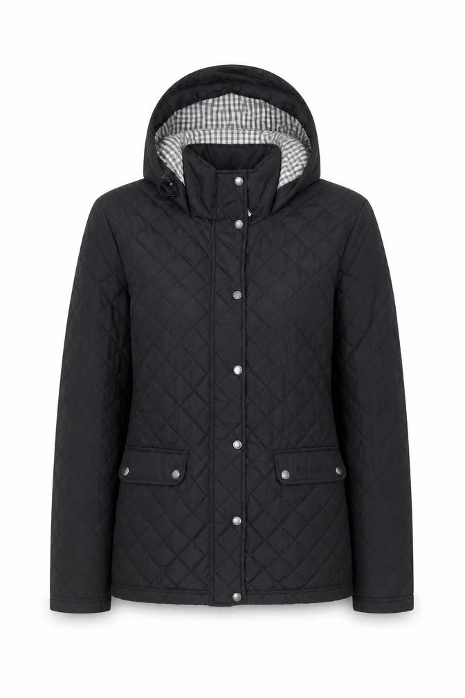 Bench Women’s Black XL Quilted Hooded Padded Jacket