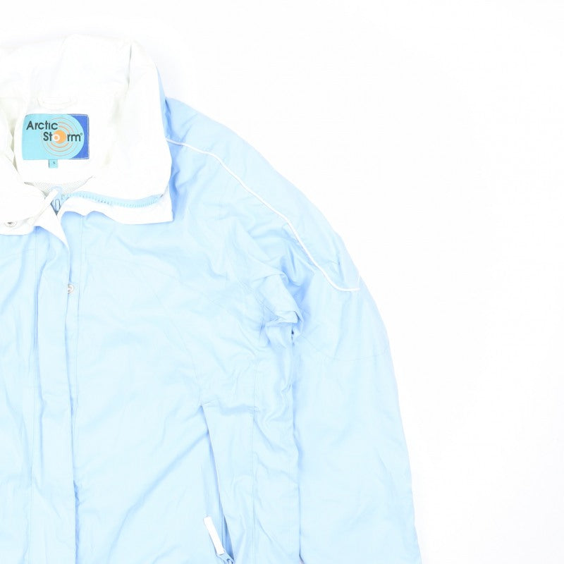 Arctic Storm Women’s Blue Size S Ski Jacket Hooded Full Zip