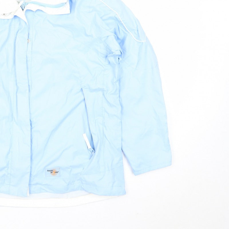 Arctic Storm Women’s Blue Size S Ski Jacket Hooded Full Zip