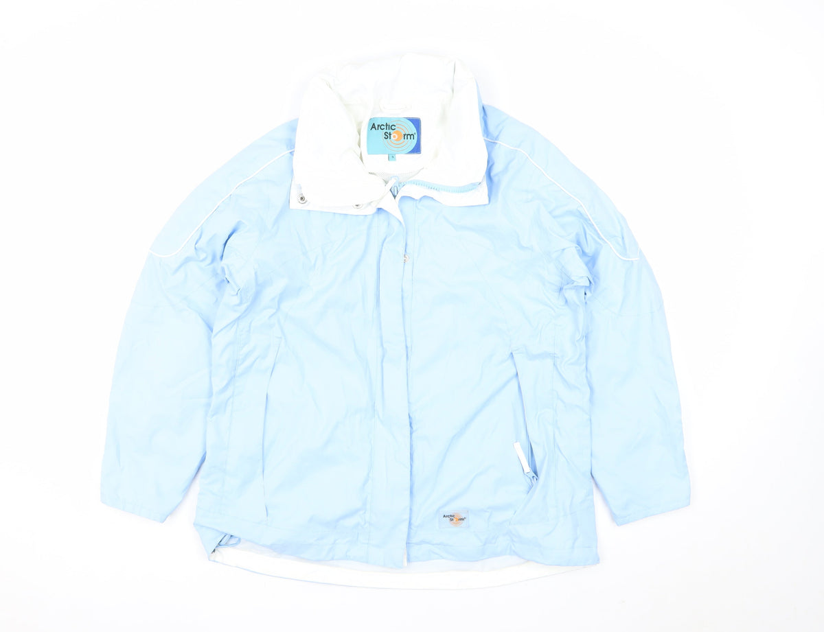 Arctic Storm Women’s Blue Size S Ski Jacket Hooded Full Zip