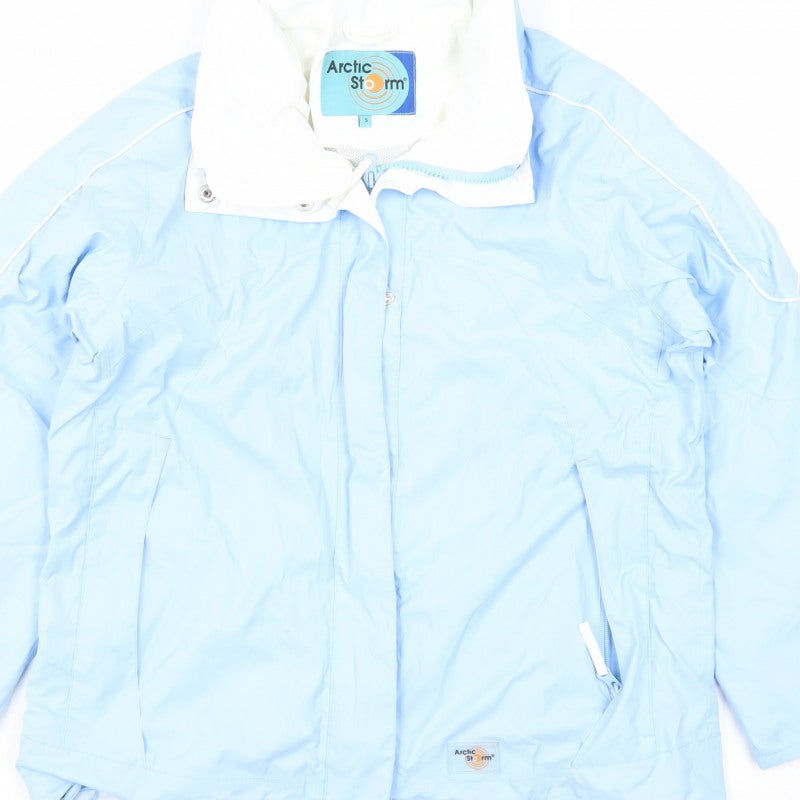 Arctic Storm Women’s Blue Size S Ski Jacket Hooded Full Zip