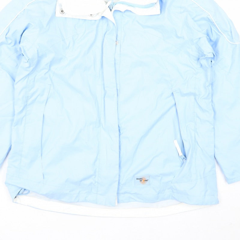 Arctic Storm Women’s Blue Size S Ski Jacket Hooded Full Zip