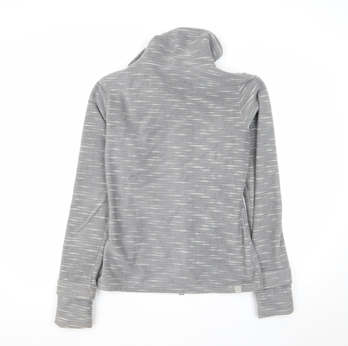 Bench Women’s Grey Fleece Hooded Full Zip Jacket UK 8