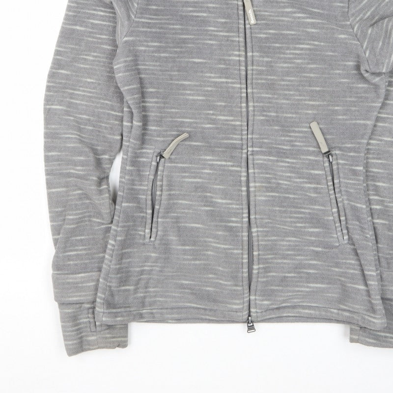 Bench Women’s Grey Fleece Hooded Full Zip Jacket UK 8