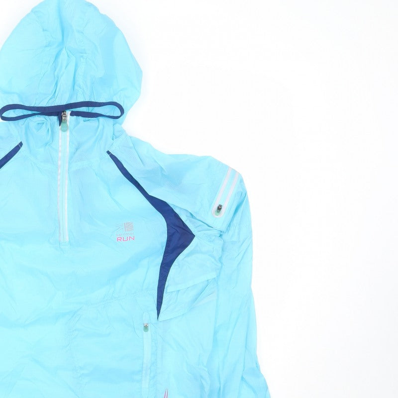 Karrimor Women’s Blue Size 14 X Lite Run Hooded Windbreaker Jacket