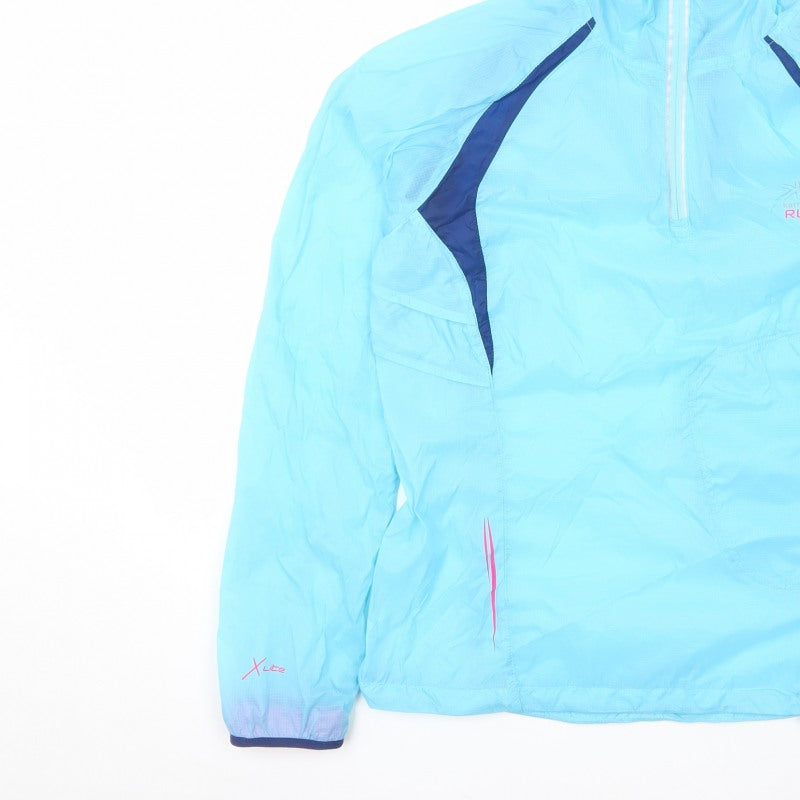 Karrimor Women’s Blue Size 14 X Lite Run Hooded Windbreaker Jacket