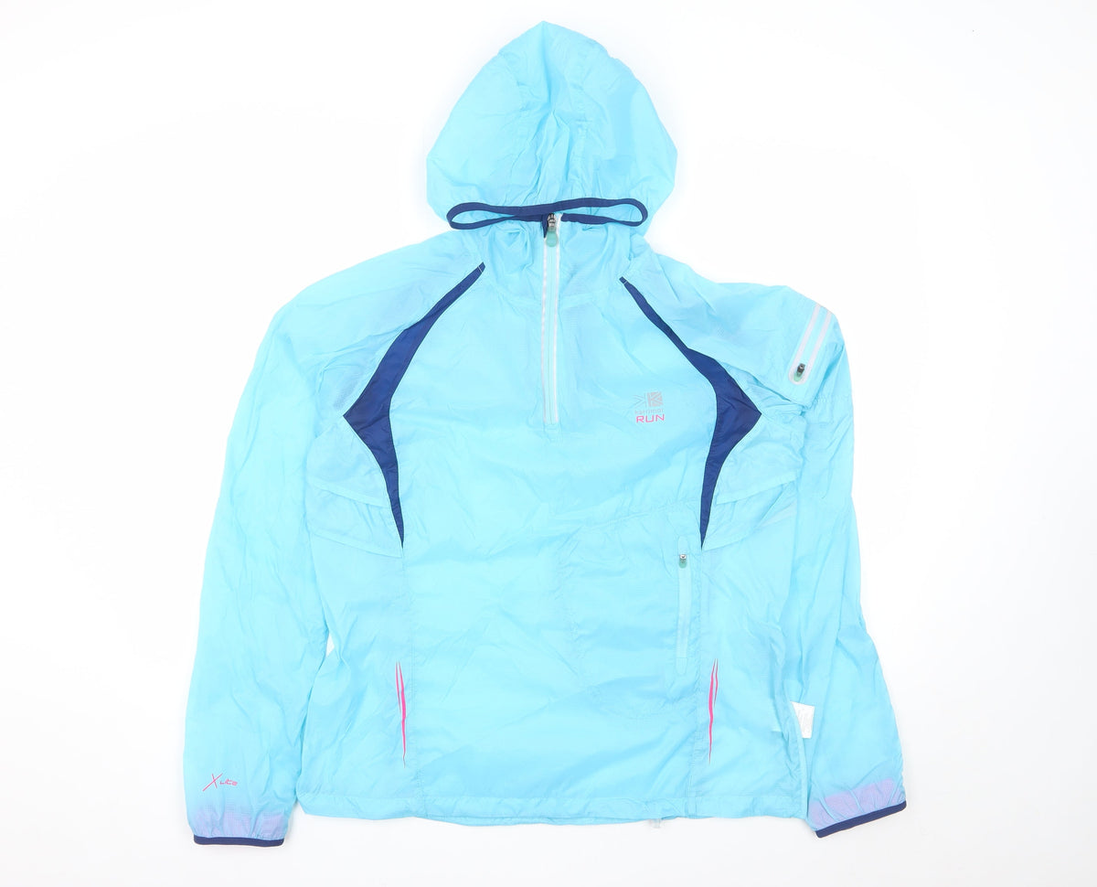 Karrimor Women’s Blue Size 14 X Lite Run Hooded Windbreaker Jacket