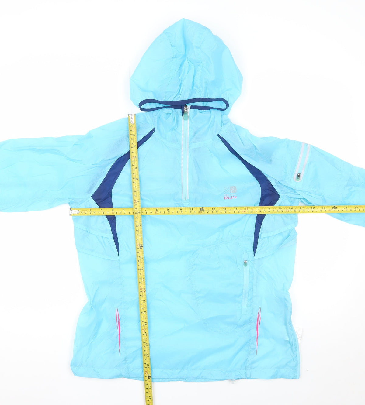 Karrimor Women’s Blue Size 14 X Lite Run Hooded Windbreaker Jacket