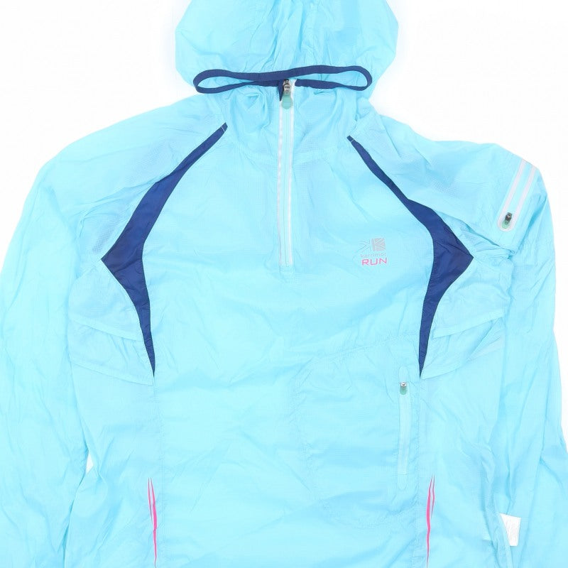 Karrimor Women’s Blue Size 14 X Lite Run Hooded Windbreaker Jacket