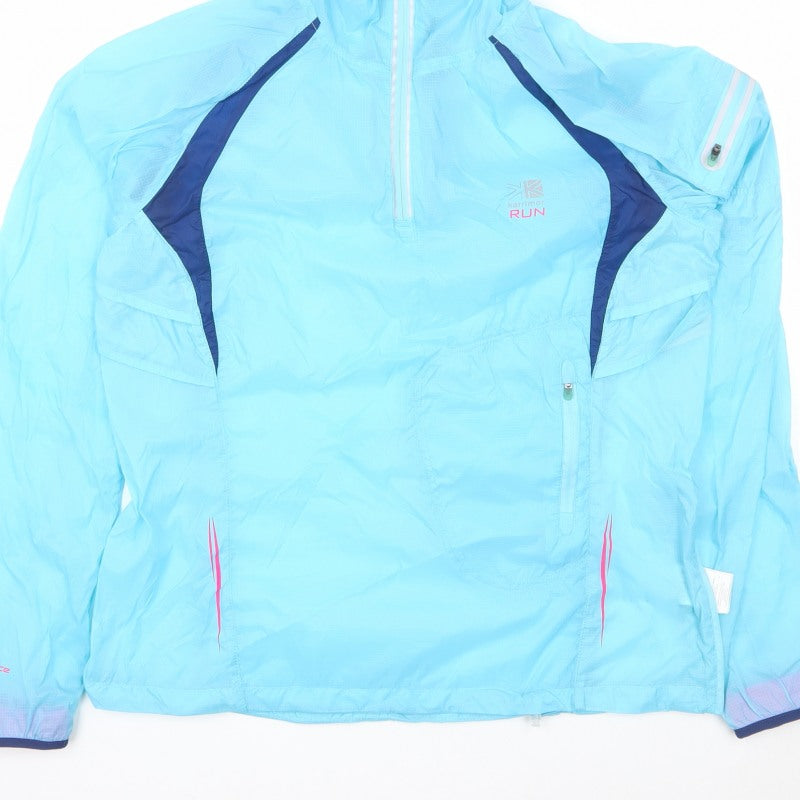 Karrimor Women’s Blue Size 14 X Lite Run Hooded Windbreaker Jacket