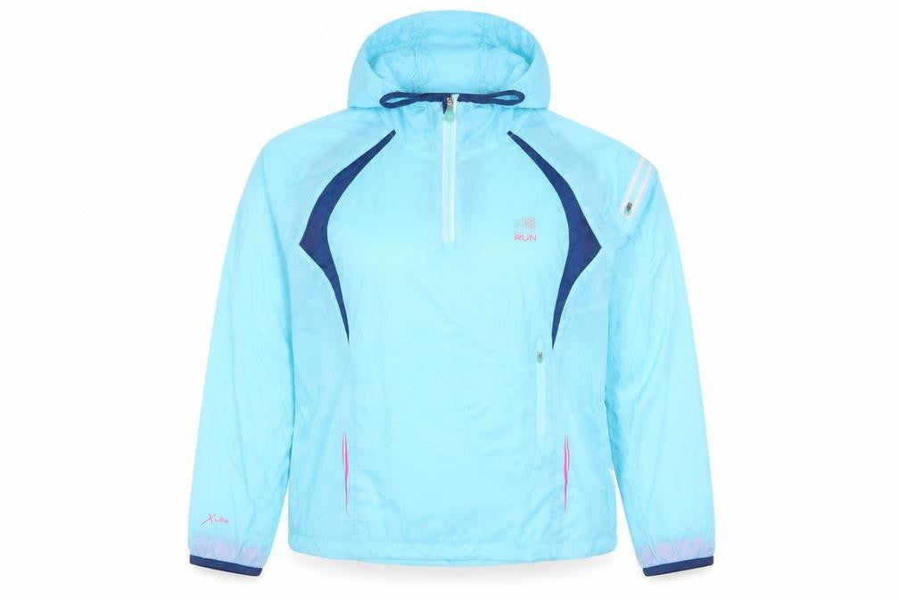 Karrimor Women’s Blue Size 14 X Lite Run Hooded Windbreaker Jacket