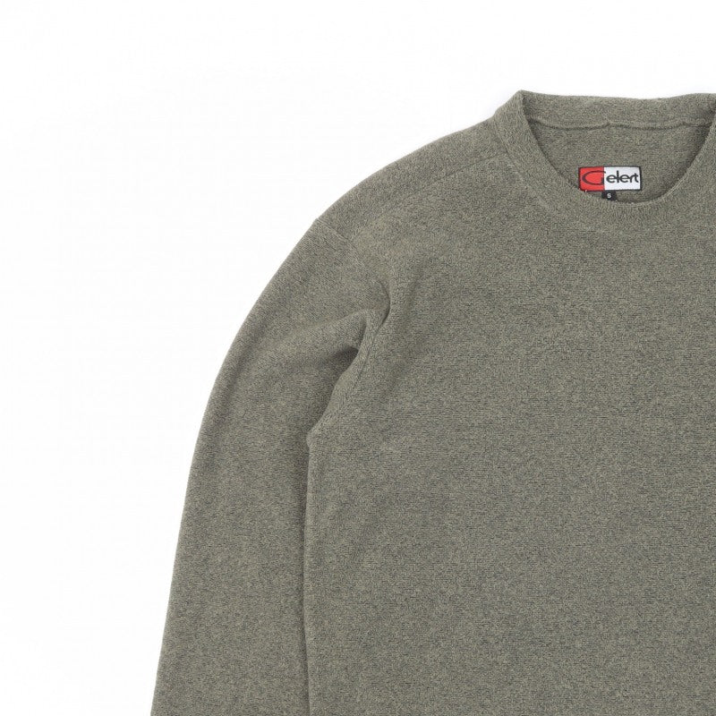 Gelert Men’s Green Fleece Sweatshirt Size S Crew Neck Outdoor Pullover