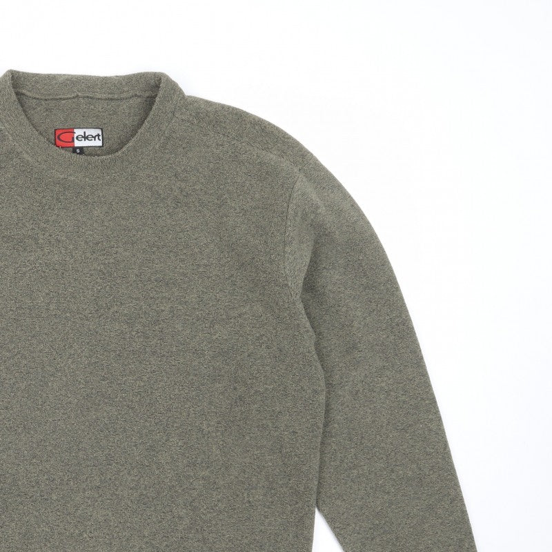 Gelert Men’s Green Fleece Sweatshirt Size S Crew Neck Outdoor Pullover