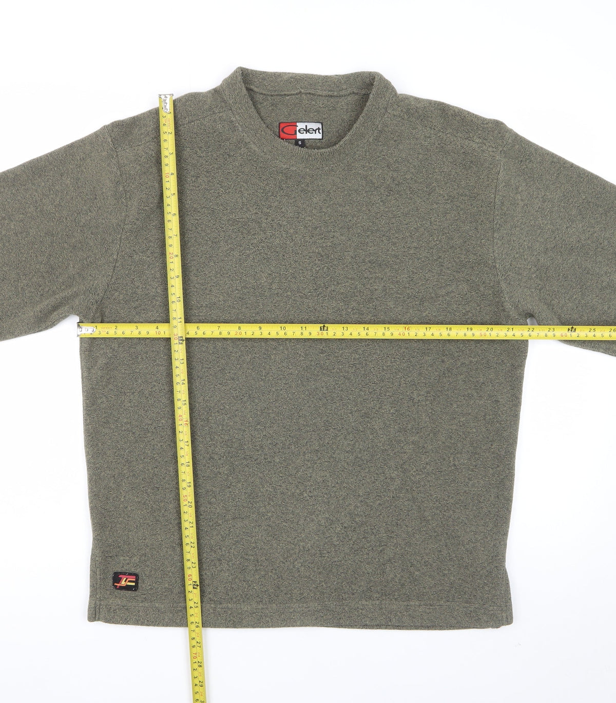 Gelert Men’s Green Fleece Sweatshirt Size S Crew Neck Outdoor Pullover