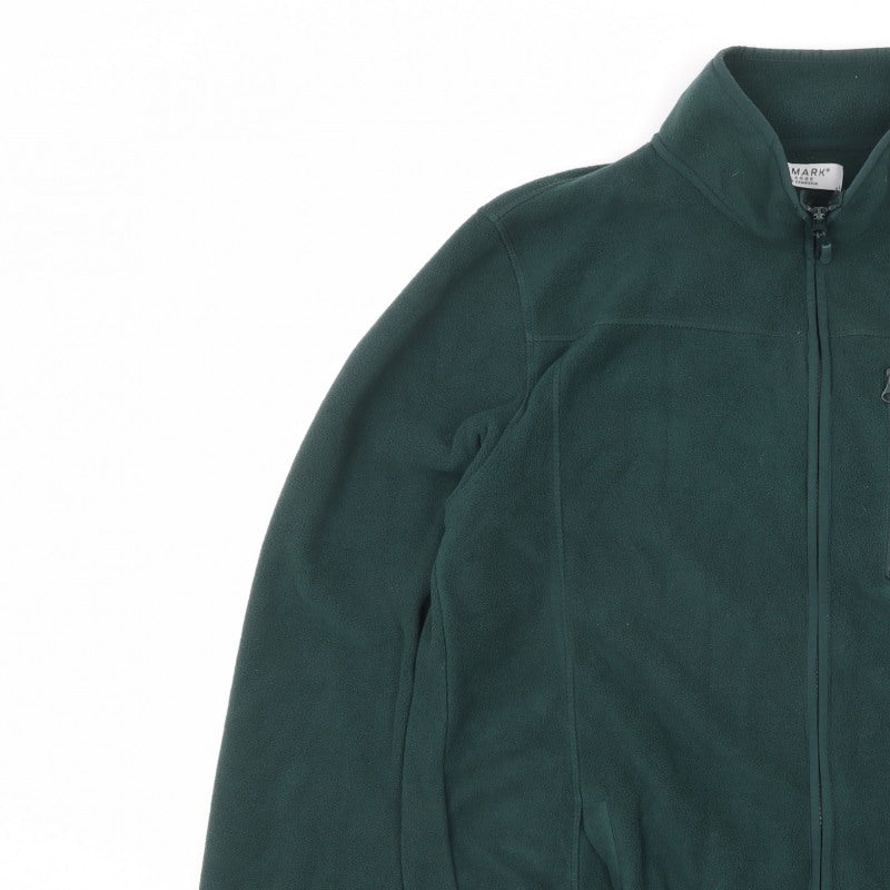 Primark Men’s Green XL Fleece Full Zip Outdoor Jacket Pockets