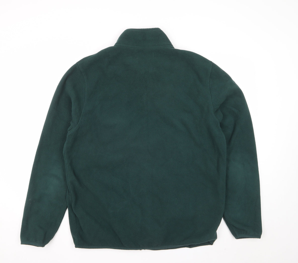 Primark Men’s Green XL Fleece Full Zip Outdoor Jacket Pockets