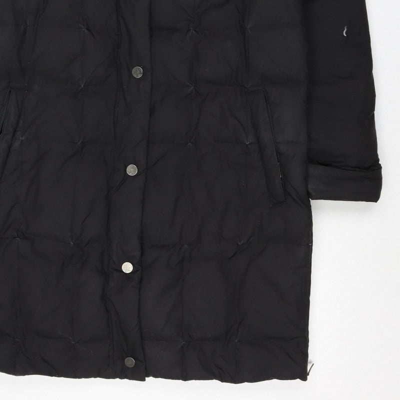 Sixth Sense Women Black UK 10 Mid-Length Quilted Puffer Jacket
