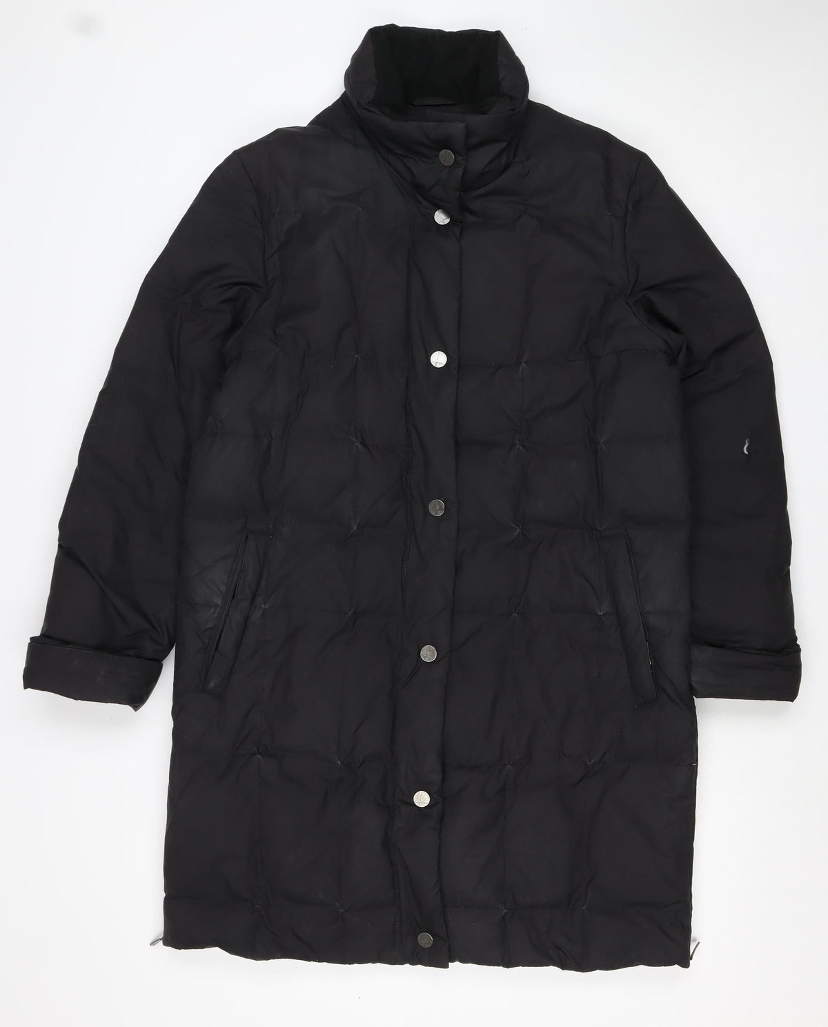 Sixth Sense Women Black UK 10 Mid-Length Quilted Puffer Jacket