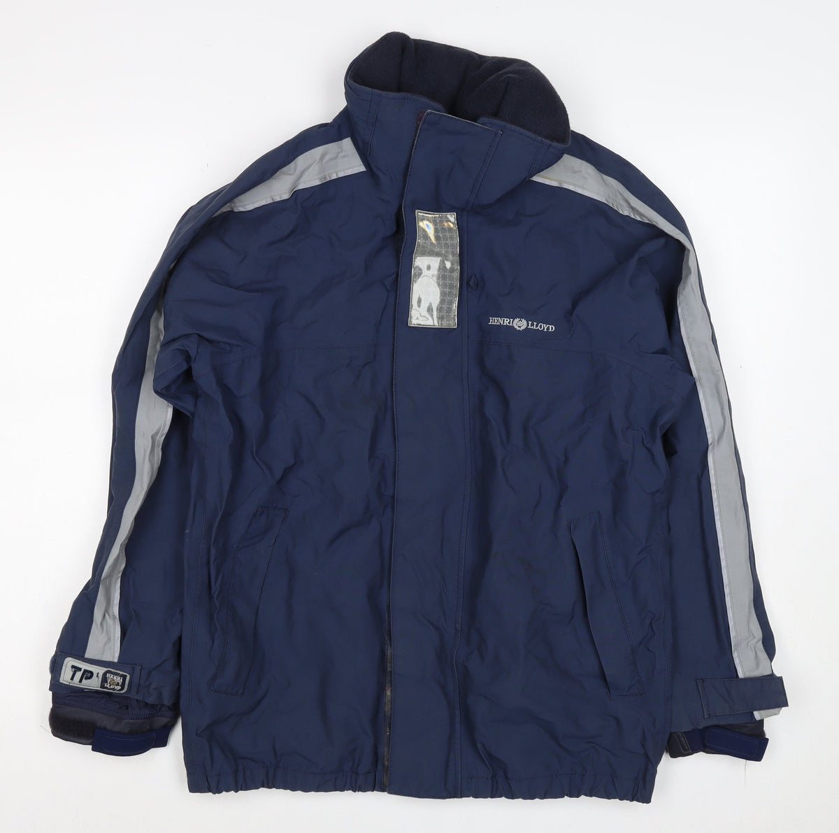Henri Lloyd Boys Blue XL Ski Jacket Waterproof Reflective Full Zip