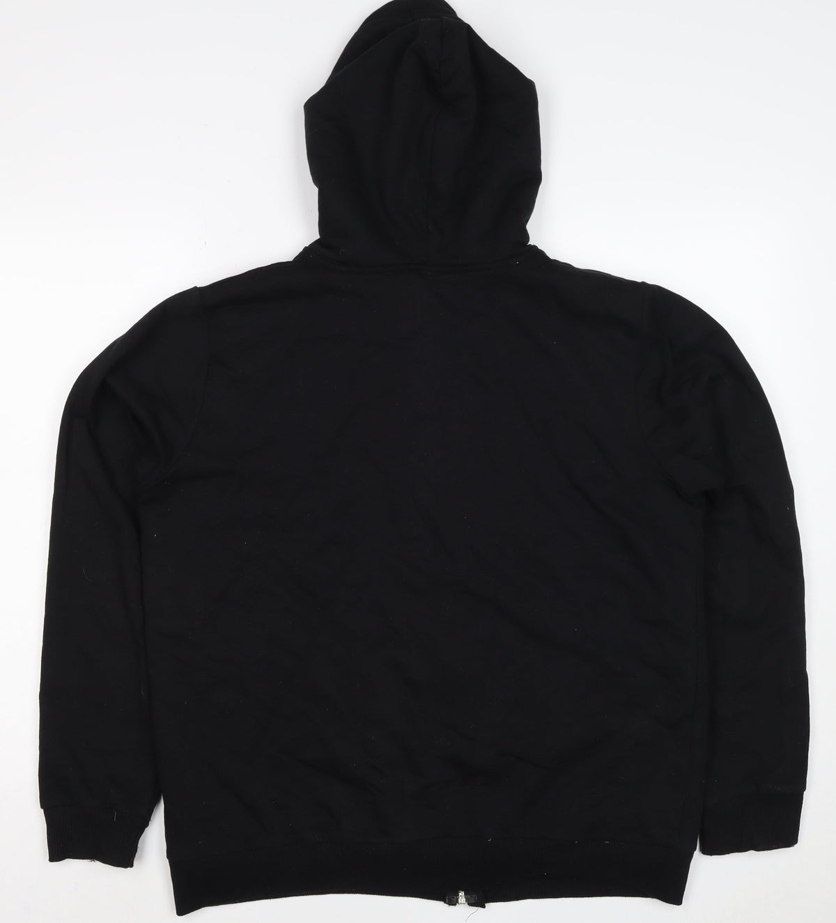 BoohooMAN Men’s Black XL Borg Lined Full Zip Hoodie