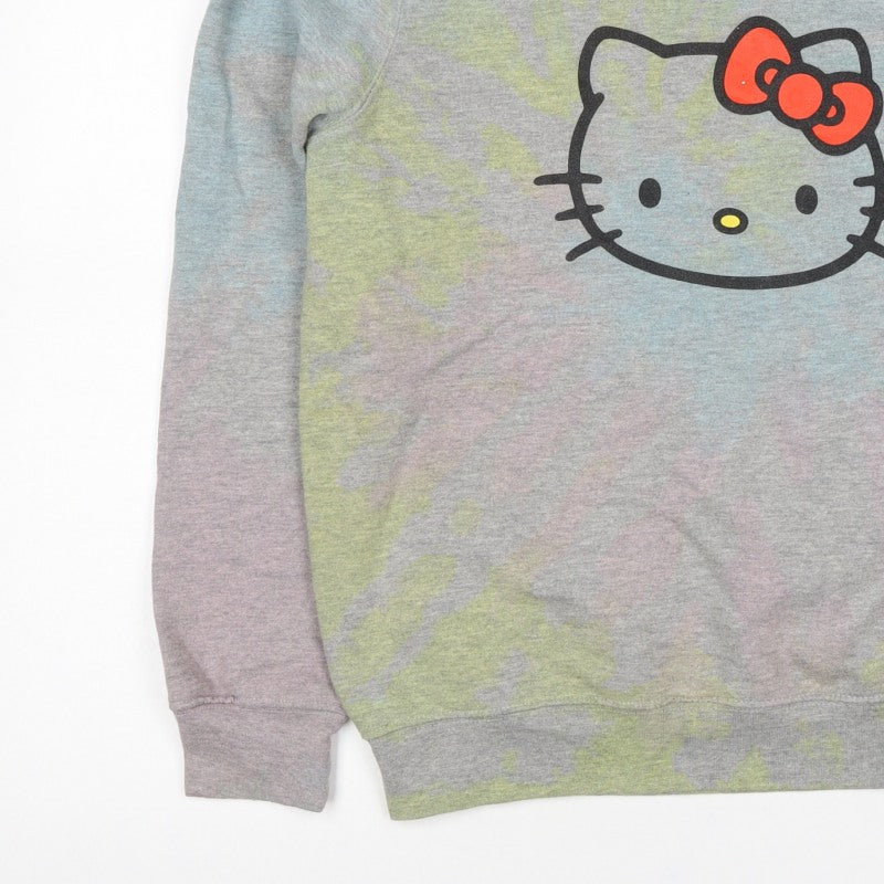 Sanrio Women’s Grey UK 8 Hello Kitty Graphic Pullover Sweatshirt