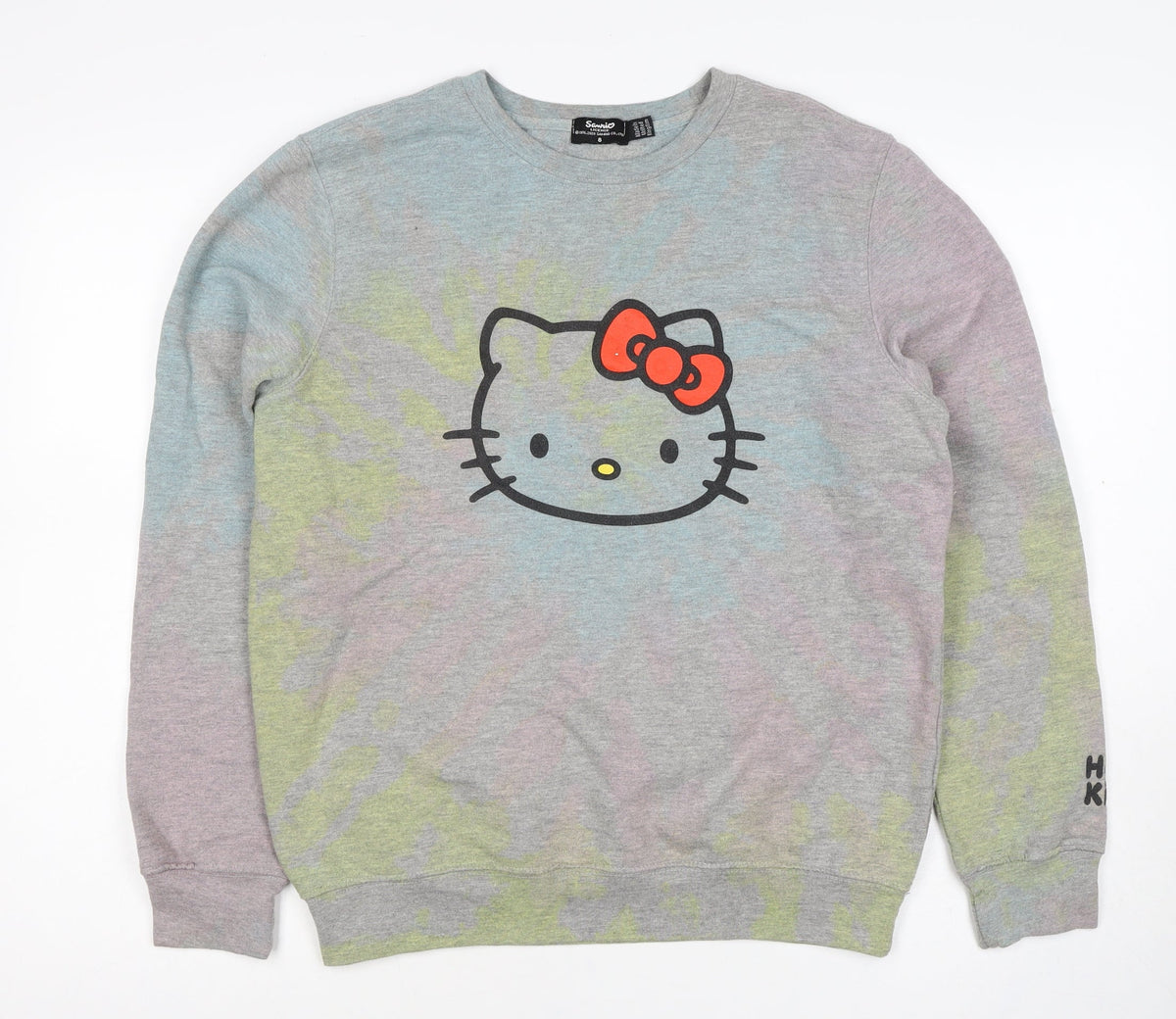 Sanrio Women’s Grey UK 8 Hello Kitty Graphic Pullover Sweatshirt