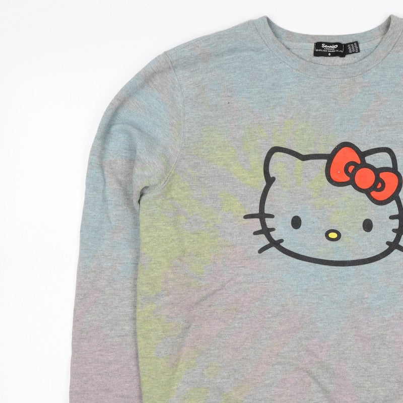 Sanrio Women’s Grey UK 8 Hello Kitty Graphic Pullover Sweatshirt