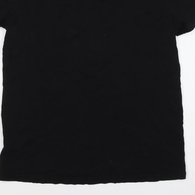 /STAY Women's Black S Graphic Jersey Short Sleeve T-Shirt