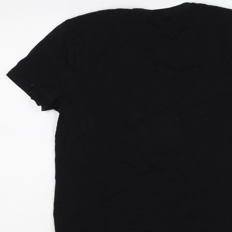 /STAY Women's Black S Graphic Jersey Short Sleeve T-Shirt
