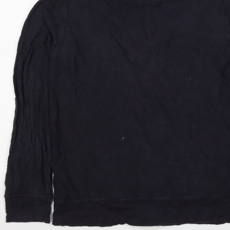 Gap Women’s Navy L Full Zip Hooded Cotton Sweatshirt Jacket